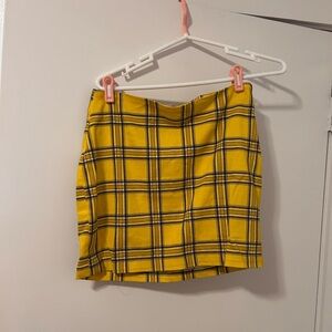 Vintage Yellow Guess Mini Skirt